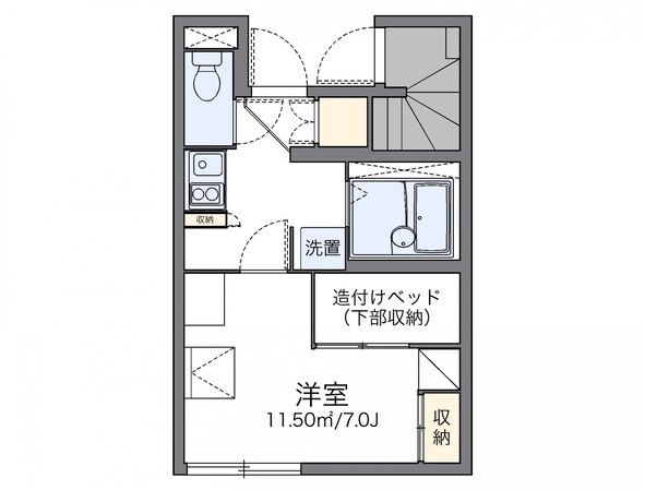 レオパレスコンフォートの物件間取画像